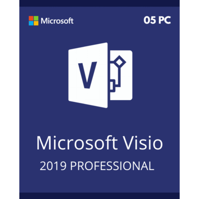 CODICE DI ATTIVAZIONE VISIO 2019 PROFESSIONAL – (5 PC) - Licenza a vita