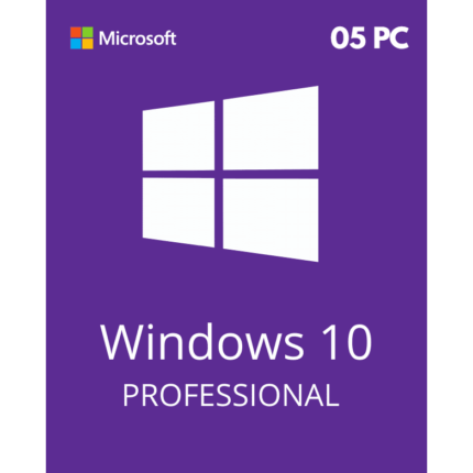 Windows 10 Professional - 5 PC - Licenza A Vita